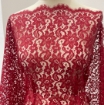 Picture of Red Solstiss lace with metallic film