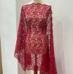 Picture of Red Solstiss lace with metallic film