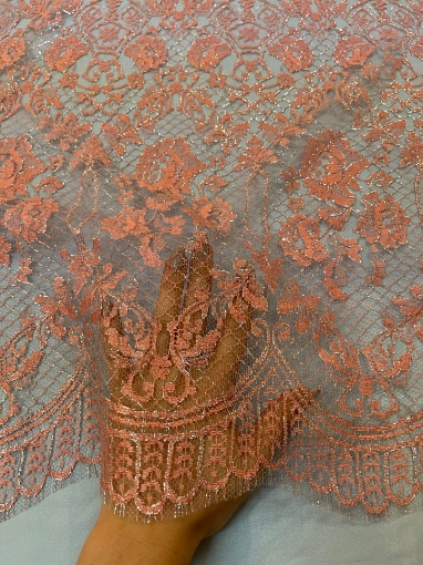 Picture of Solstiss Lace rose metallic