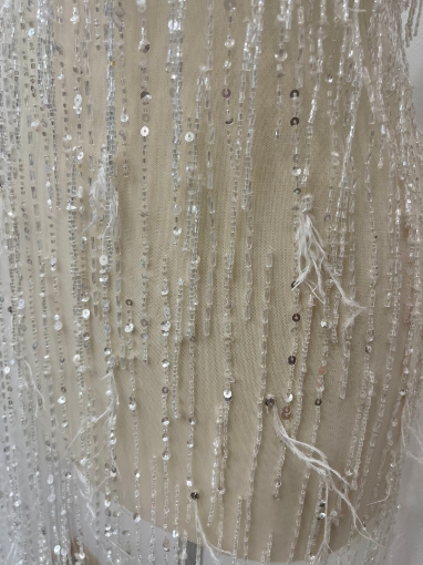 Picture of "Beaded and Feather Fringe Embroidery"