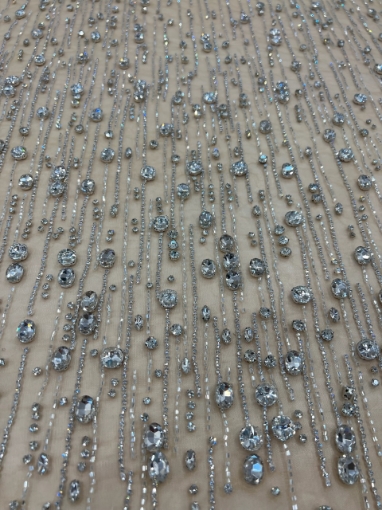 Picture of "Embroidery with Silver Galactic Crystals"