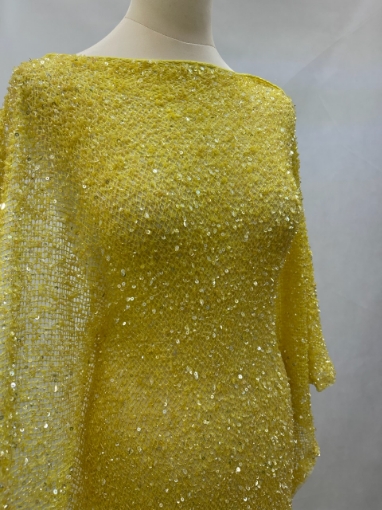 Picture of Mesh embroidery Yellow
