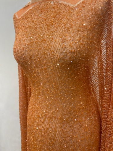 Picture of Orange lace embroidery