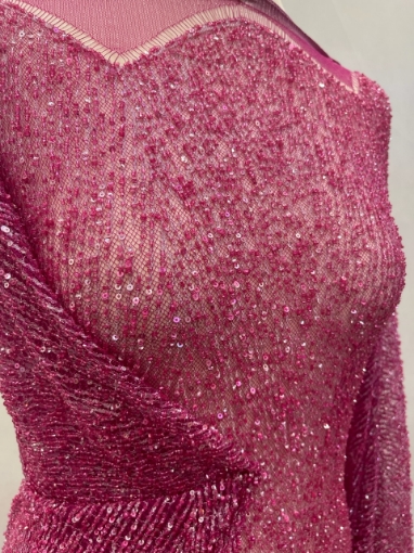 Picture of Fuchsia Lace Embroidery