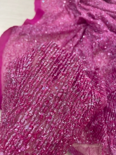 Picture of Fuchsia Lace Embroidery