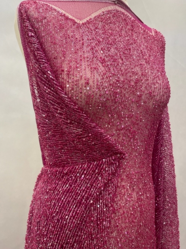 Picture of Fuchsia Lace Embroidery