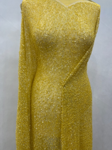 Picture of Lace-type embroidery Yellow