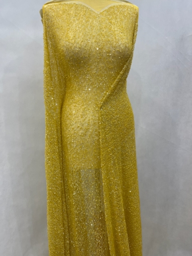 Picture of Lace-type embroidery Yellow