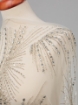 Picture of Silver embroidery with Rays crystals