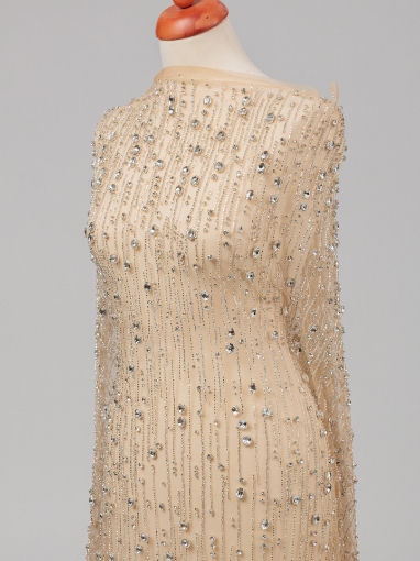 Picture of "Embroidery with Silver Galactic Crystals"