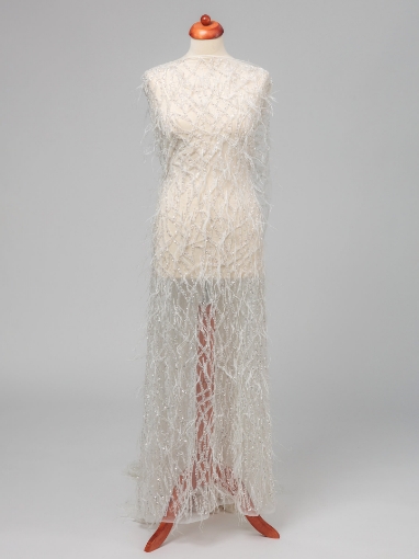 Picture of Embroidery with pearls and feathers
