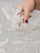 Picture of Floral pattern embroidery with velvet and beads