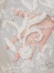 Picture of Floral pattern embroidery with velvet and beads