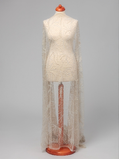 Picture of White/ivory pearl embroidery