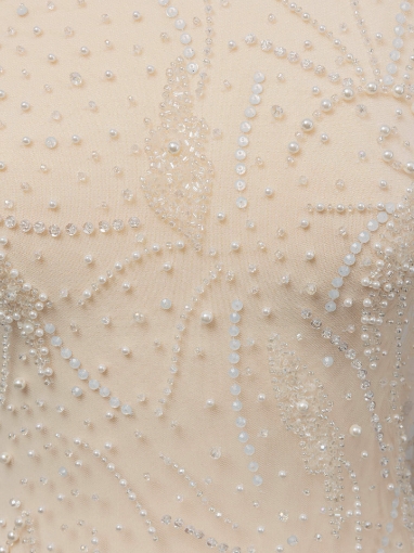 Picture of White/ivory pearl embroidery