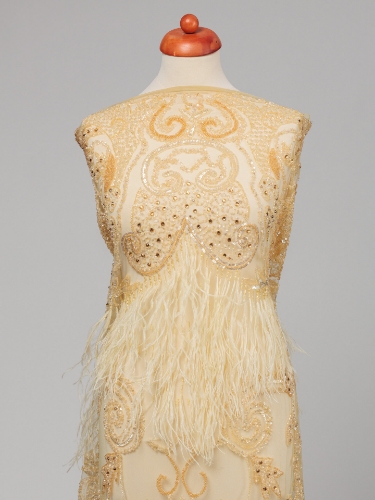 Picture of Feather and Crystal Embroidery