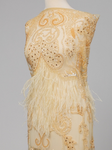 Picture of Feather and Crystal Embroidery