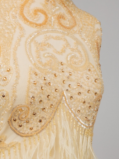 Picture of Feather and Crystal Embroidery