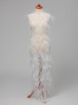 Picture of Long feather dress panel set