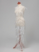 Picture of Long feather dress panel set