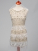 Picture of Set of 2 panels for a short dress with crystals