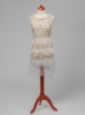 Picture of Set of 2 panels for a short dress with crystals