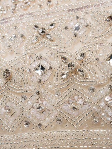 Picture of Set of 2 panels for a short dress with crystals
