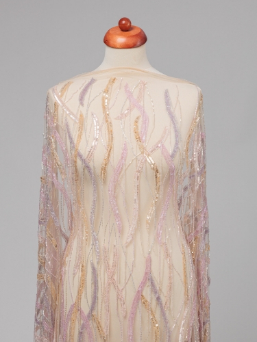Picture of Multicolored embroidery with fringes