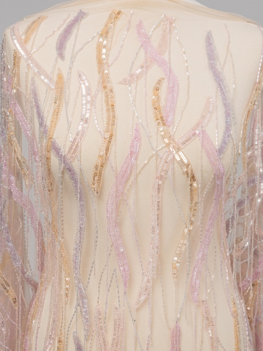 Picture of Multicolored embroidery with fringes