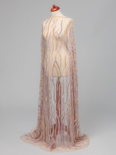 Picture of Multicolored embroidery with fringes