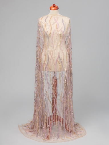 Picture of Multicolored embroidery with fringes