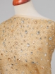 Picture of Luxury embroidery with golden crystals