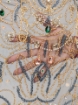 Picture of "Golden crystal and fringe embroidery"
