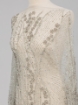 Picture of Silver smoke crystal embroidery - floral pattern