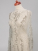 Picture of Silver smoke crystal embroidery - floral pattern