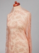 Picture of Salmon pink embroidery with crystals