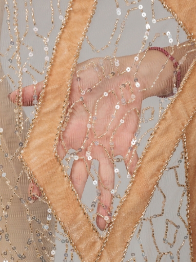 Picture of Beadwork with Velvet
