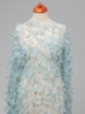 Picture of Spectacular embroidery with feathers and pearls.
