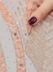 Picture of Salmon bead embroidery