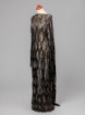 Picture of Fringe embroidery in shades of bronze/black/gray