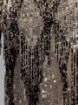 Picture of Fringe embroidery in shades of bronze/black/gray