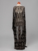 Picture of Fringe embroidery in shades of bronze/black/gray