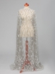 Picture of Luxury embroidery with feathers and crystals