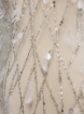 Picture of Luxury embroidery with feathers and crystals