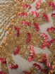 Picture of "Bead and Sequin Embroidery Golden Red"
