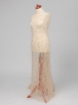 Picture of Champagne embroidery with crystals and feathers