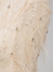Picture of Champagne embroidery with crystals and feathers