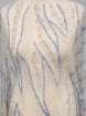 Picture of Silver crystal embroidery with blue beads