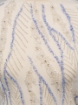Picture of Silver crystal embroidery with blue beads
