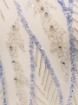 Picture of Silver crystal embroidery with blue beads